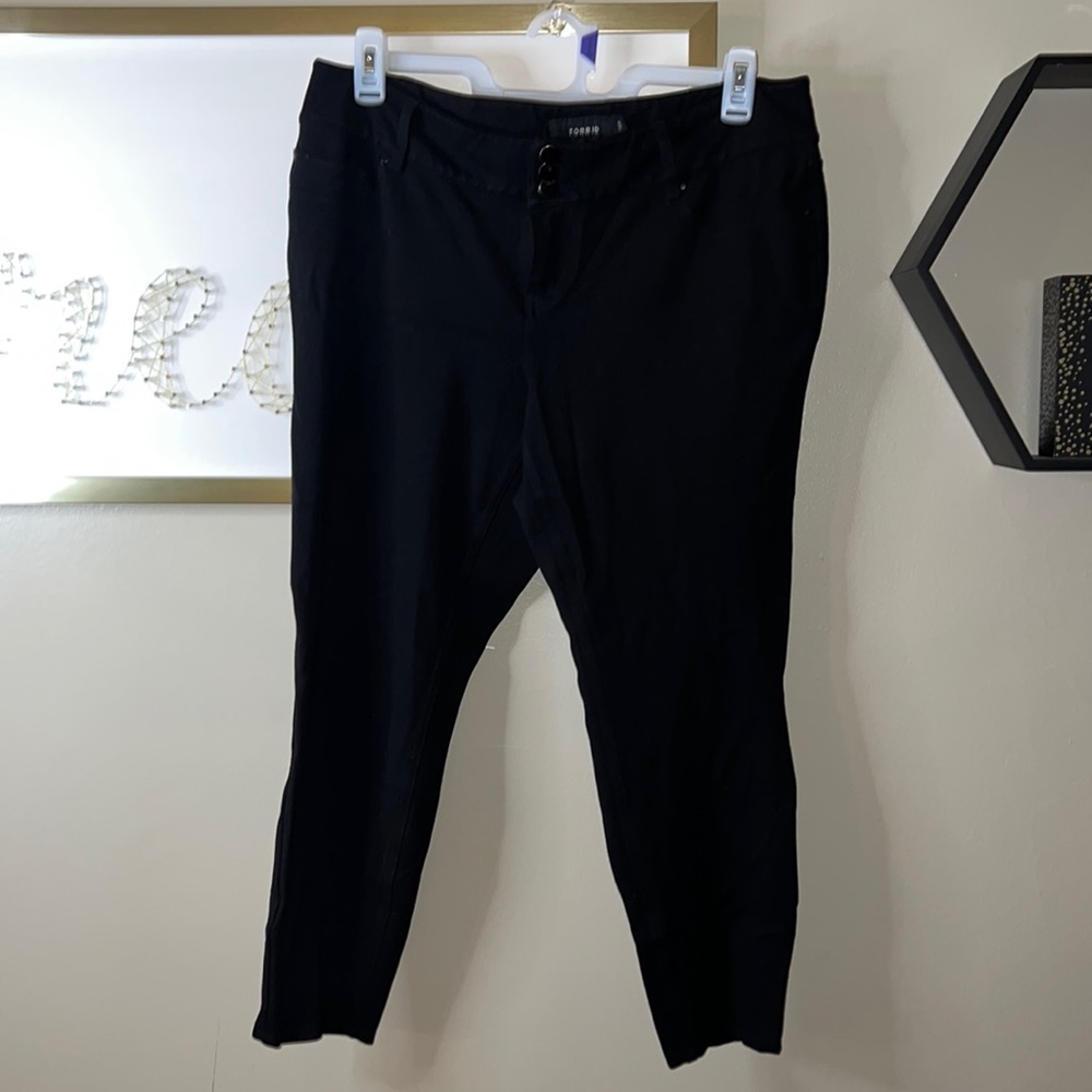 Torrid Stretchy Cropped Dress Pants